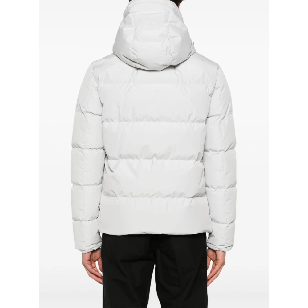 Herno Witte Parka Jas voor Mannen White Heren