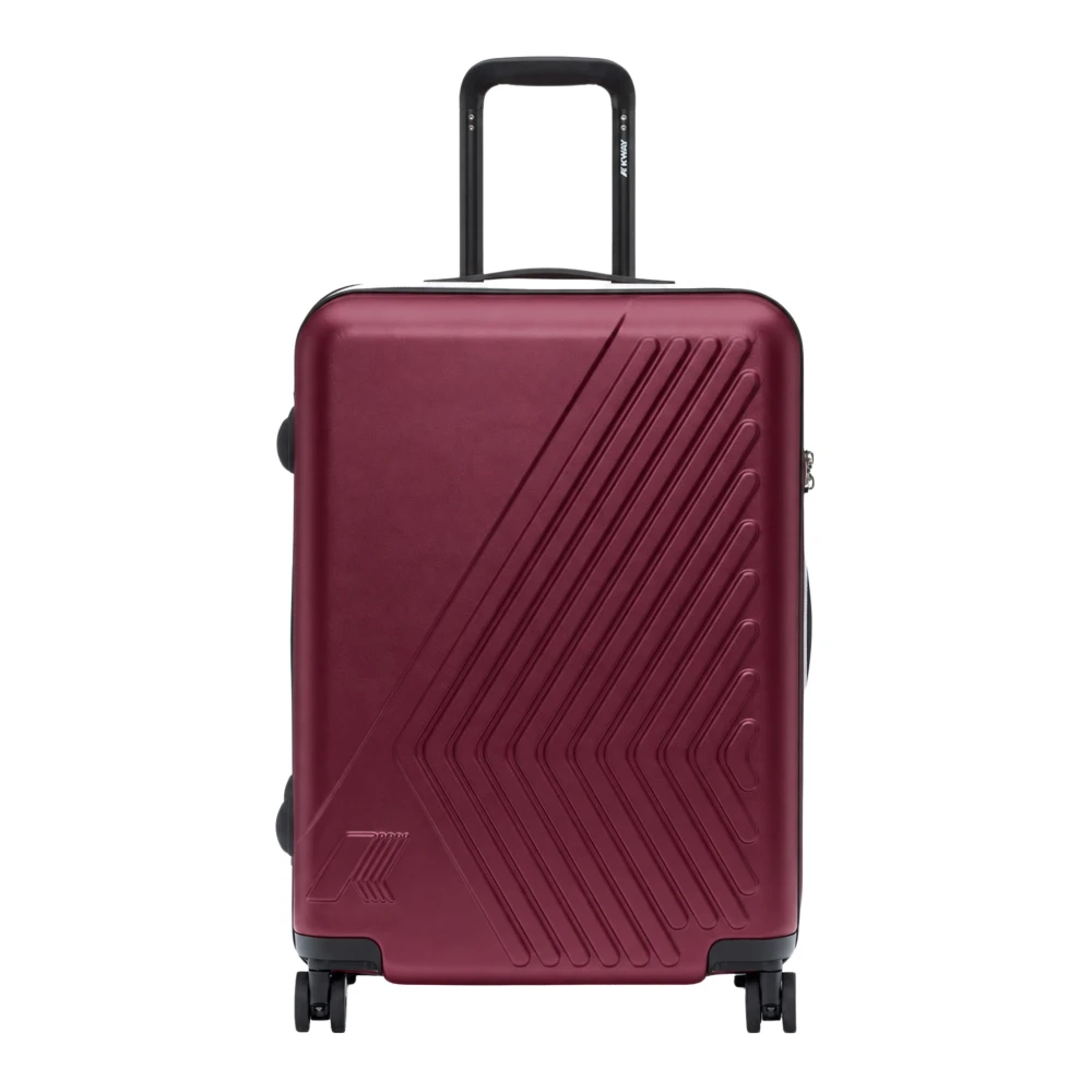 K-Way Unisex Rosso - Eudoxieur Logo - Suitcases - One Size