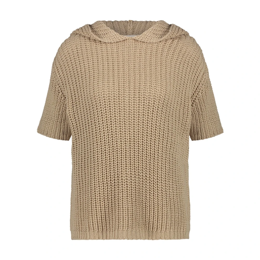 Jane Lushka Round-neck Knitwear Beige Dames