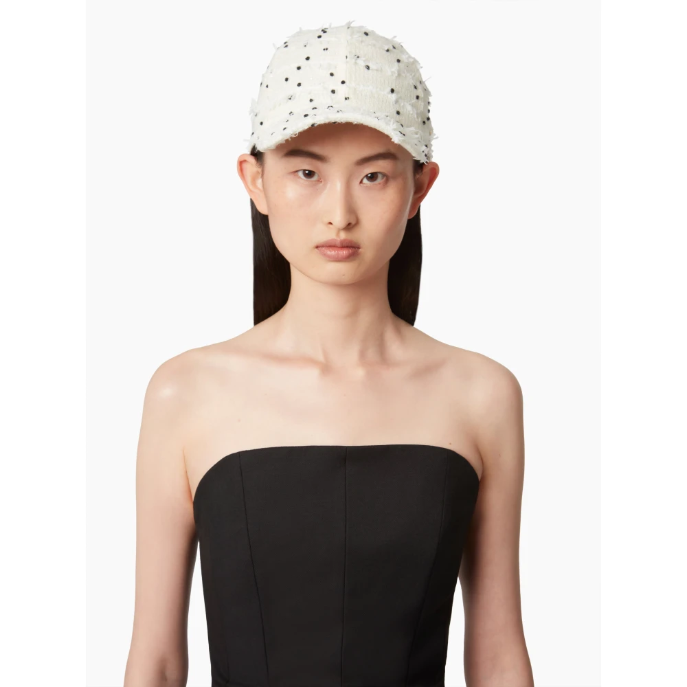 Nina Ricci Tweed Baseball White Dames