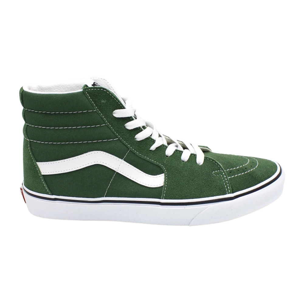 Vans Canvas en Suède High Top Sneakers Heren Schoenen Groen