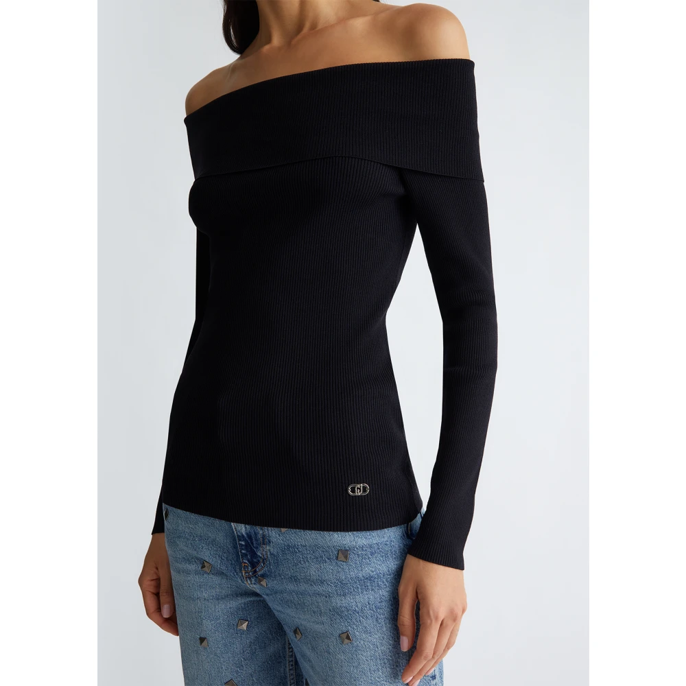 Liu Jo Gebreide Top Black Dames