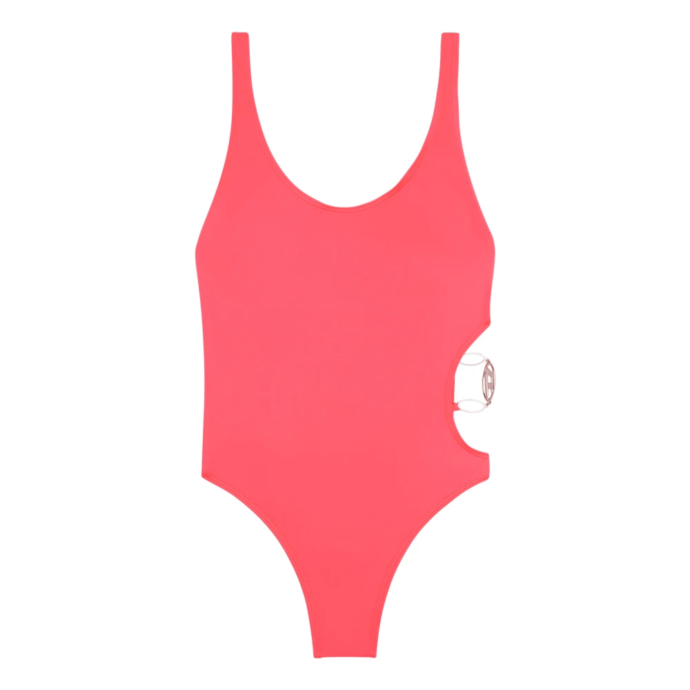 Diesel Swimsuit with Oval D chain Pink Dames