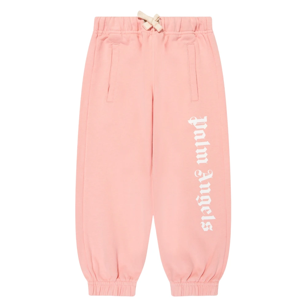 Palm Angels Girls Pink Sweatpants, 8 Y, Classic Overlogo Joggers In