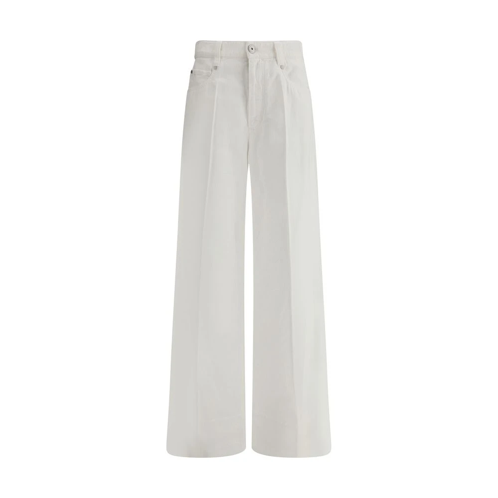 Trousers > Wide Trousers - - Brunello Cucinelli - Modalova