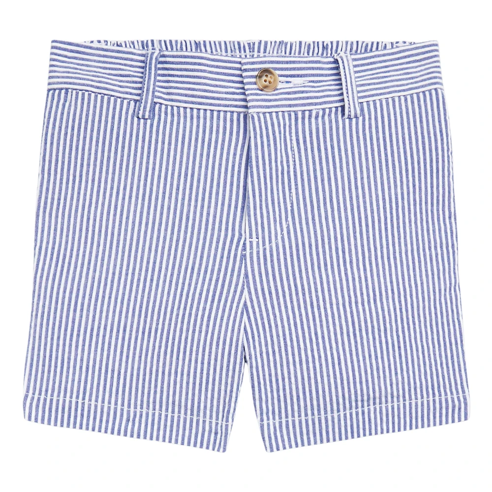 Ralph Lauren Boys Blue Shorts, 2 Y, Stretch Cotton Seersucker Short