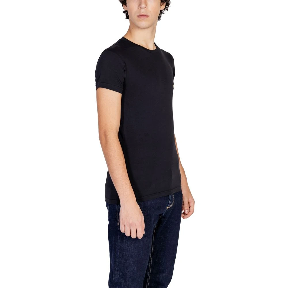 Emporio Armani Katoen Zwart T-shirt Heren Collectie Black Heren