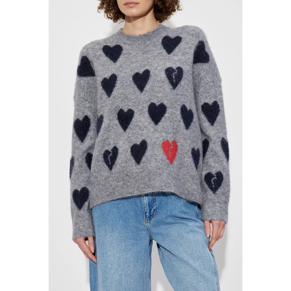 AllSaints Trui Amora Gray Dames