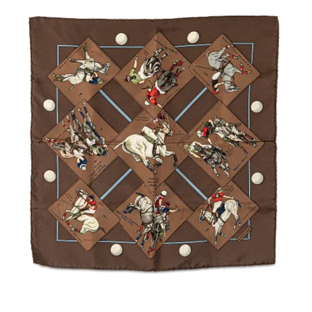 Pre-owned > Pre-owned Accessories > Pre-owned Scarves - - Hermès Vintage - Modalova