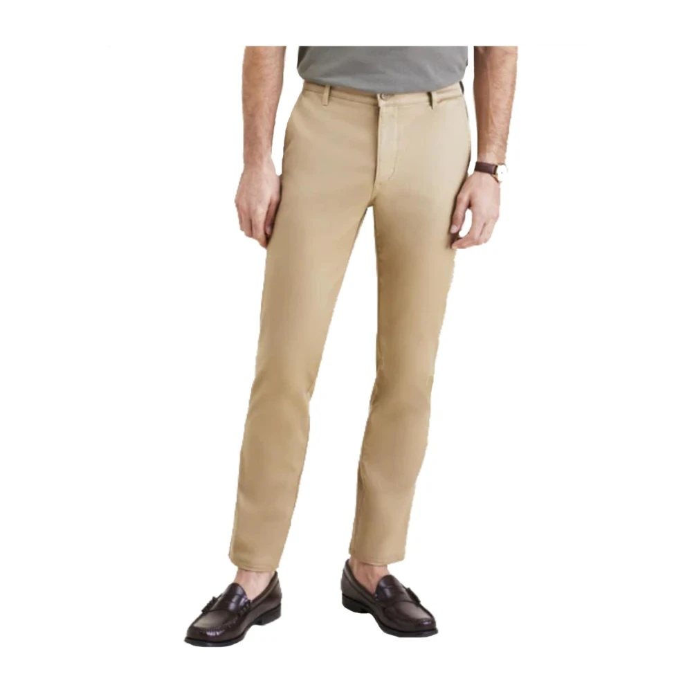 Dockers Men's Beige Original Slim Harvest Gold Trousers - Chinos - W36 L32 - Trousers