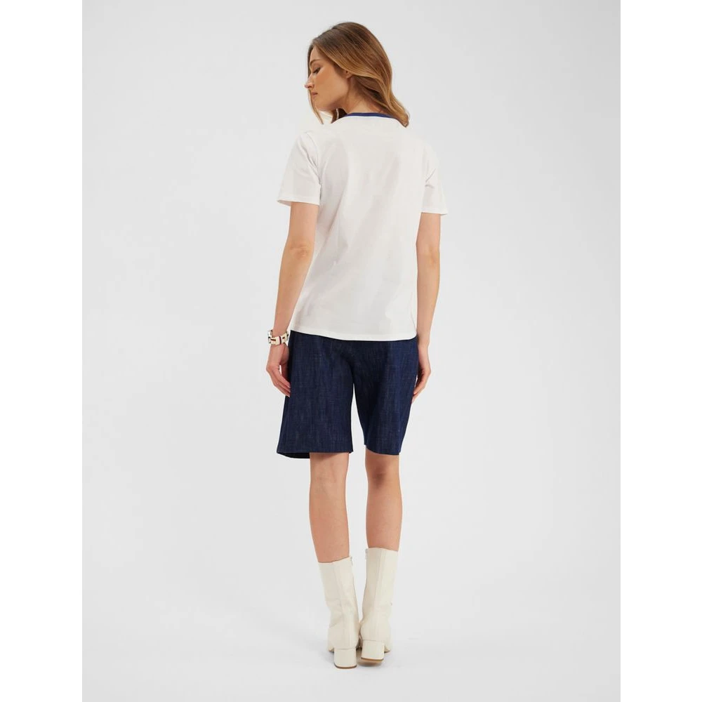 Ines De La Fressange Paris Paul TEE Shirt Paul T-Shirt White Dames