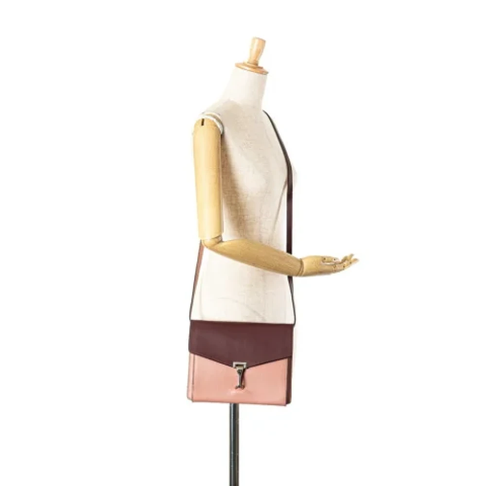 Burberry Vintage Pre-owned Leather shoulder-bags Pink Dames
