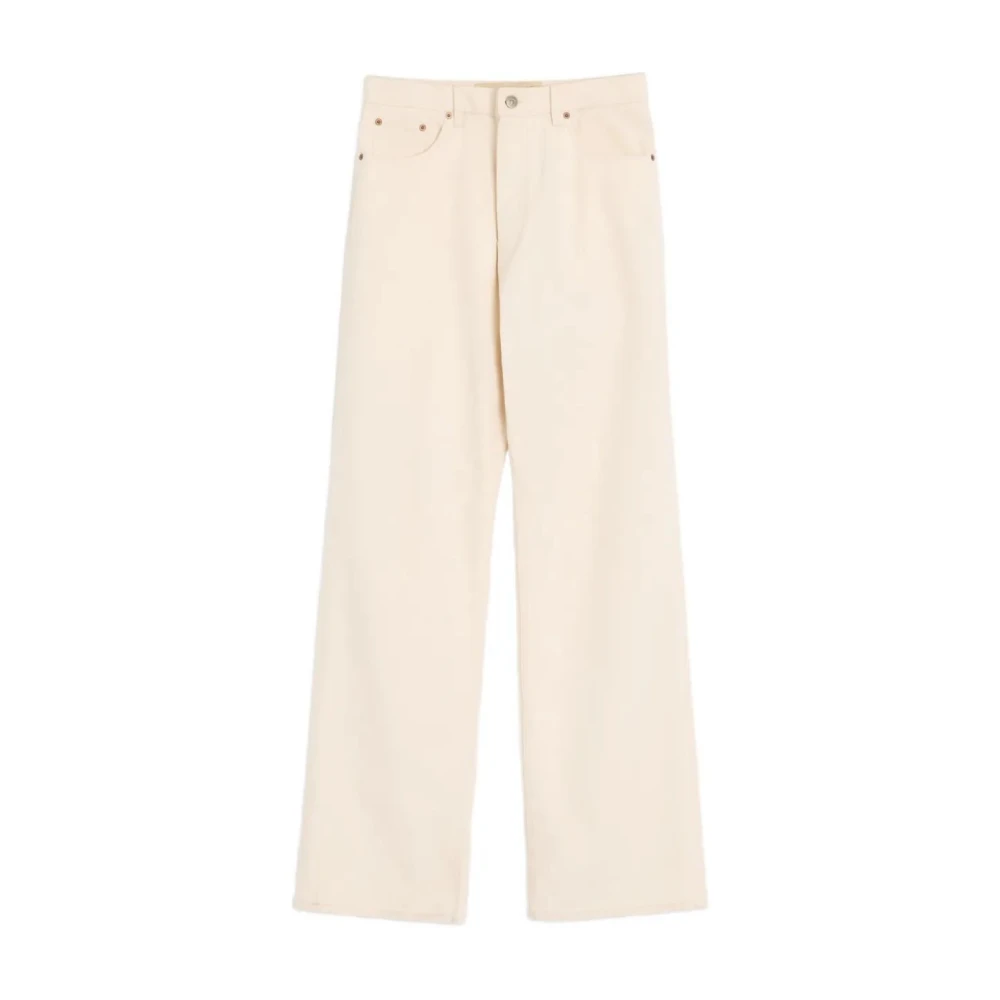 Valentino Garavani Beige Loose-Fit Denim Jeans - Male - Straight Fit Jeans - W33 - Jeans