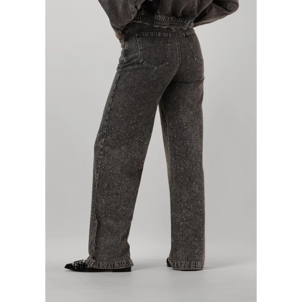 Freebird Antraciet Melody Slim Fit Jeans Gray Dames