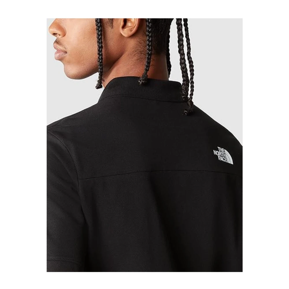 The North Face Polo Shirts Black Heren