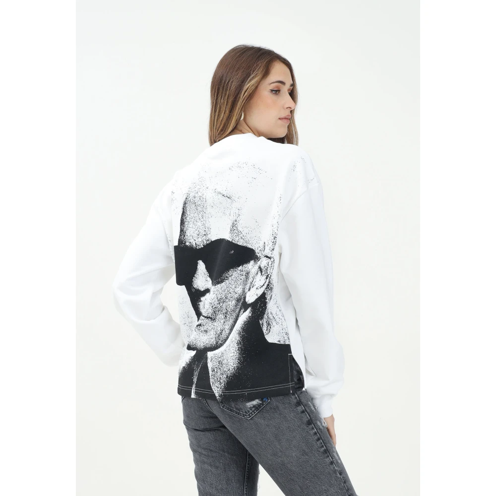 Karl Lagerfeld Witte Sweaters White Dames