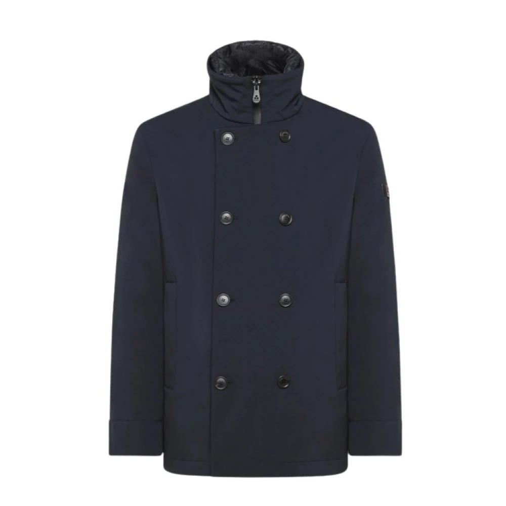 Peuterey Urban Nylon Jas met Donsvulling Blue Heren