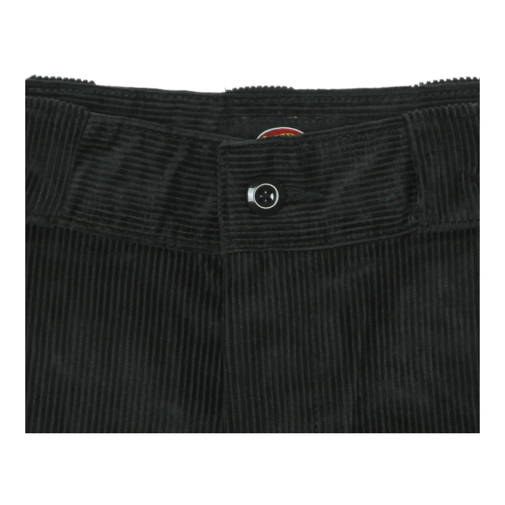 Dickies Zwarte Fluwelen Broek met Zakken Black Heren