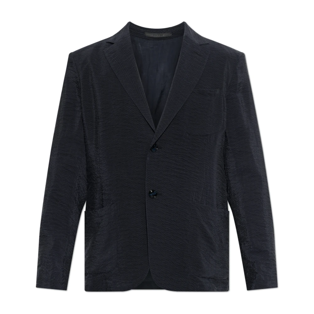 Giorgio Armani Blazer Con Bolsillos Jackets Hombre Azul M