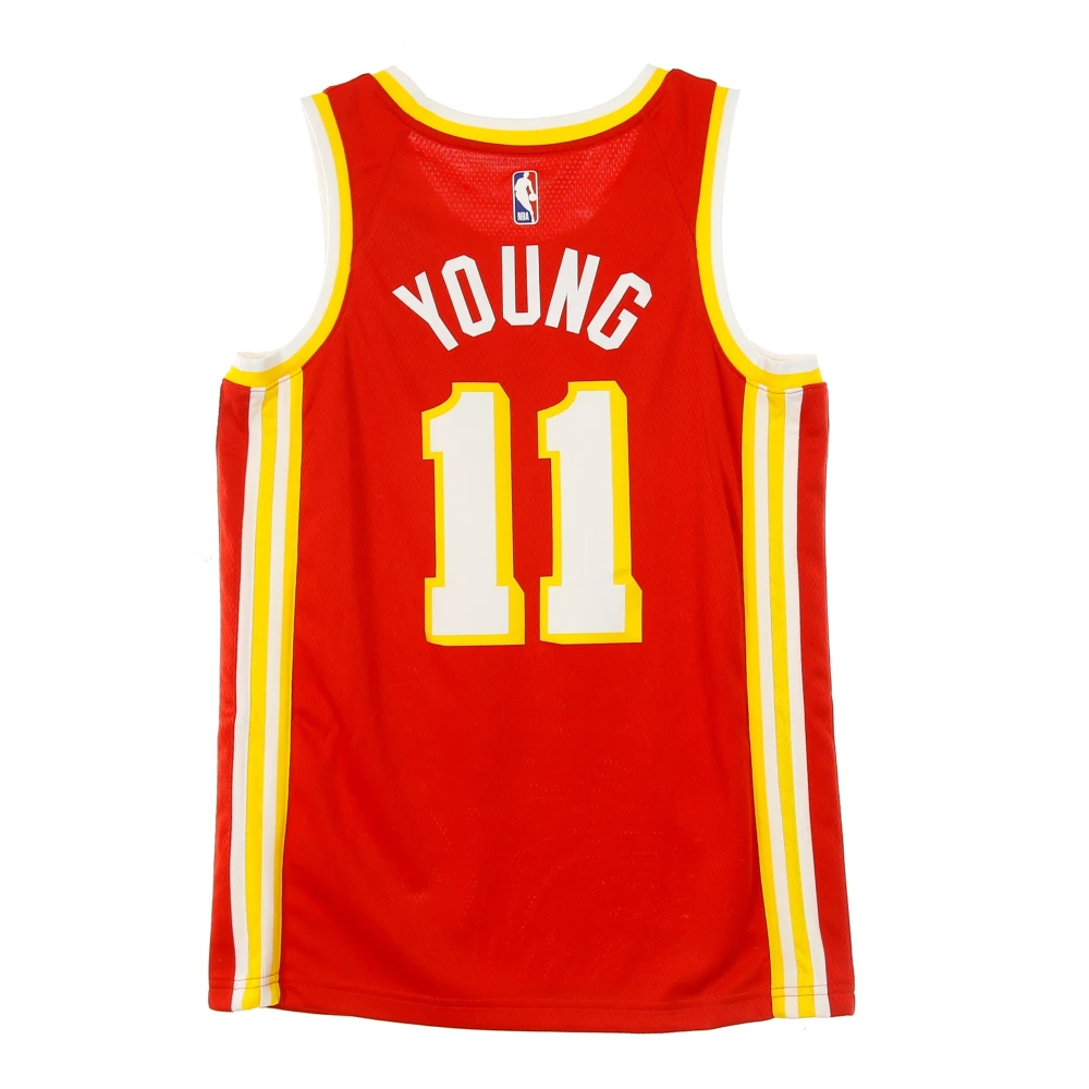 Nike Basketbal Tanktop Swingman Trae Young Red Heren