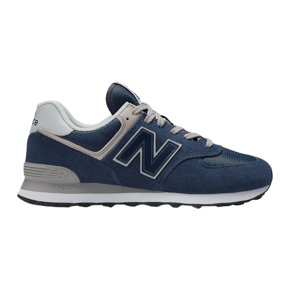 New Balance Suède Veterschoenen Rubberen Zool Heren Schoenen Blauw