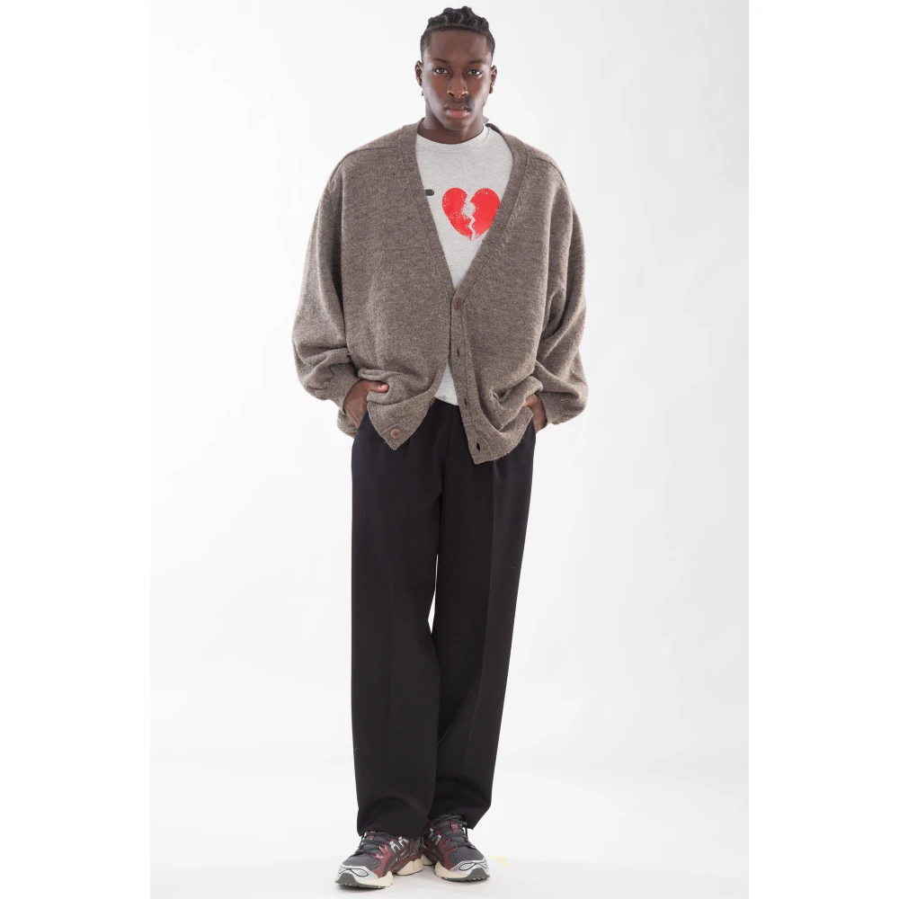 Magliano Geplooide Broek met Zijrits Black Heren