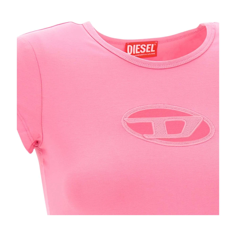 Diesel Roze T-shirts en Polos Pink Dames