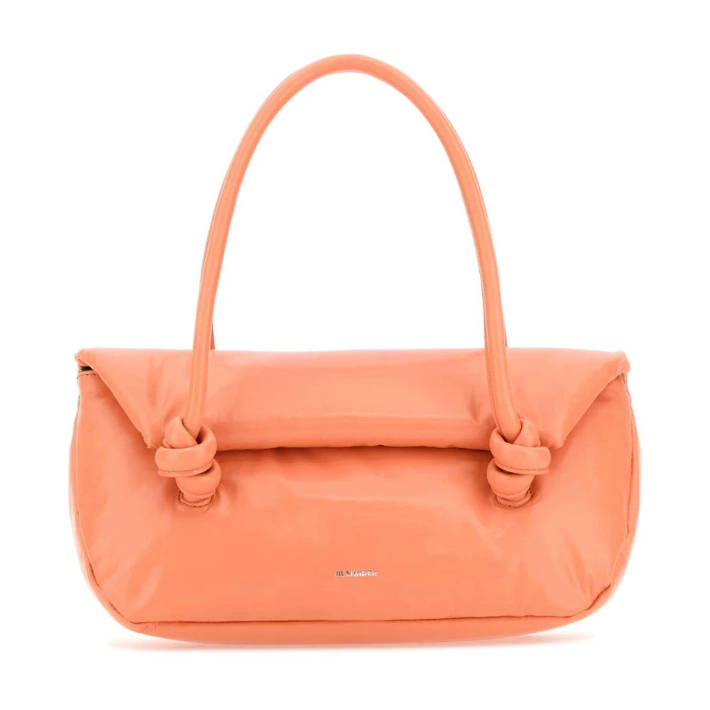 Jil Sander Women's Peach Leather Knot Handle Handbag