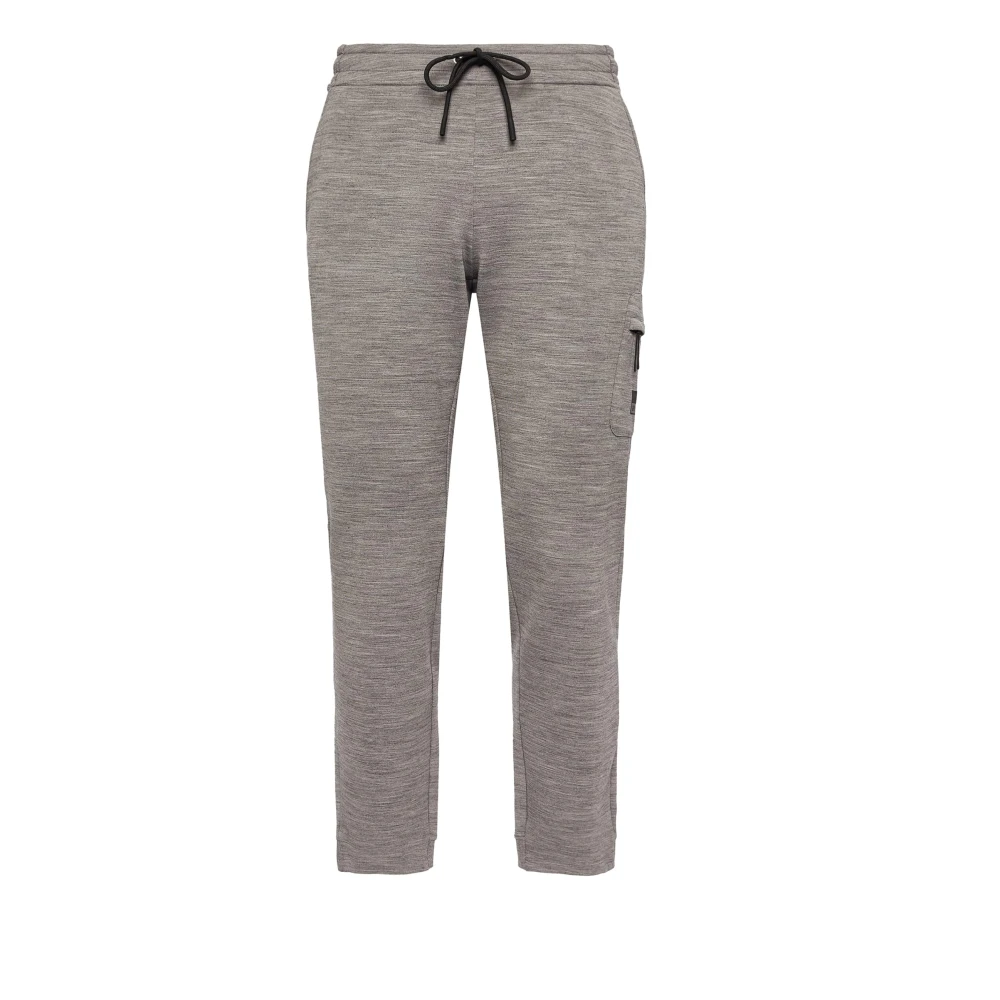 Boggi Milano Lichtgewicht Scuba Broek van Wolmix Gray Heren