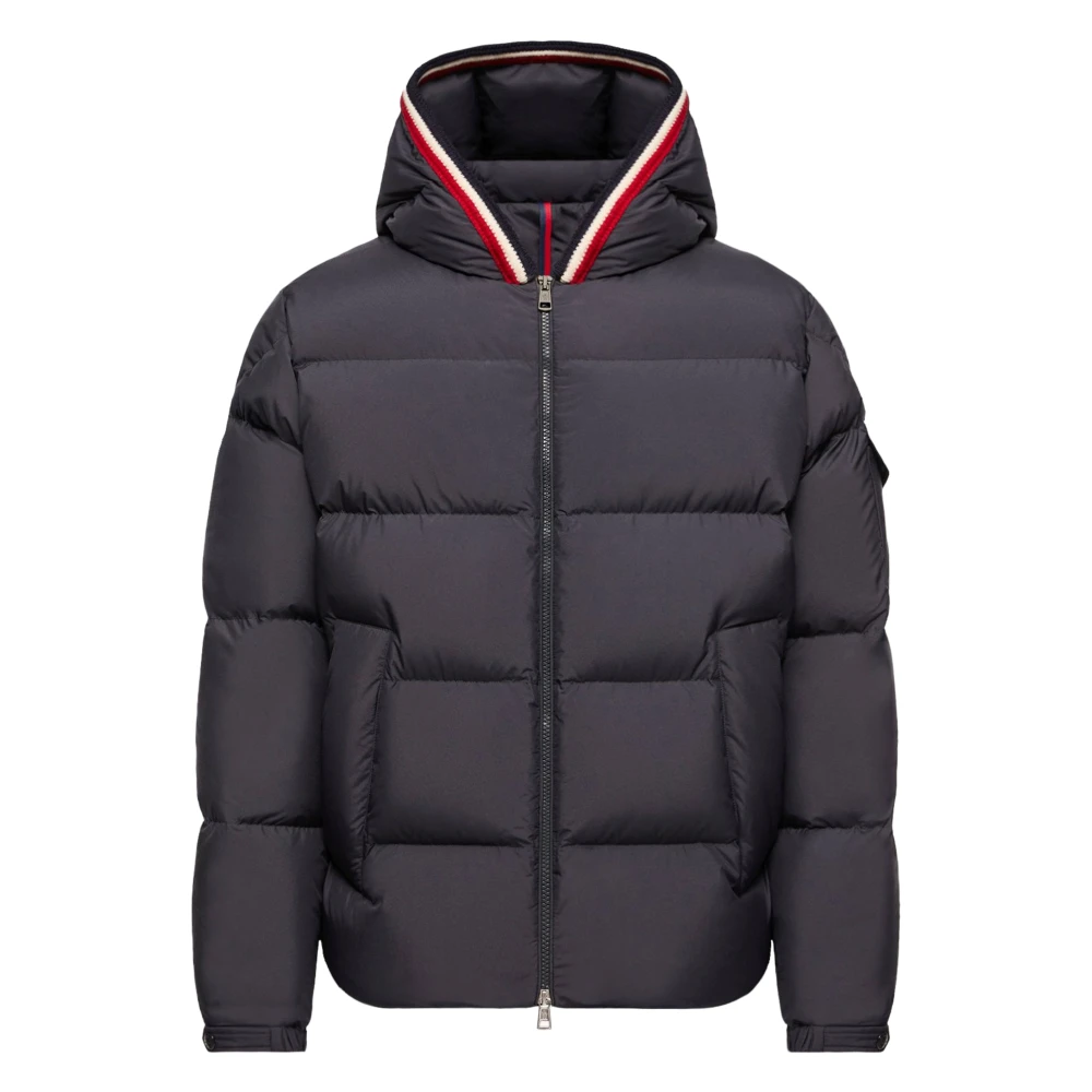 Moncler , Herren, Jacken, Blau, Xl