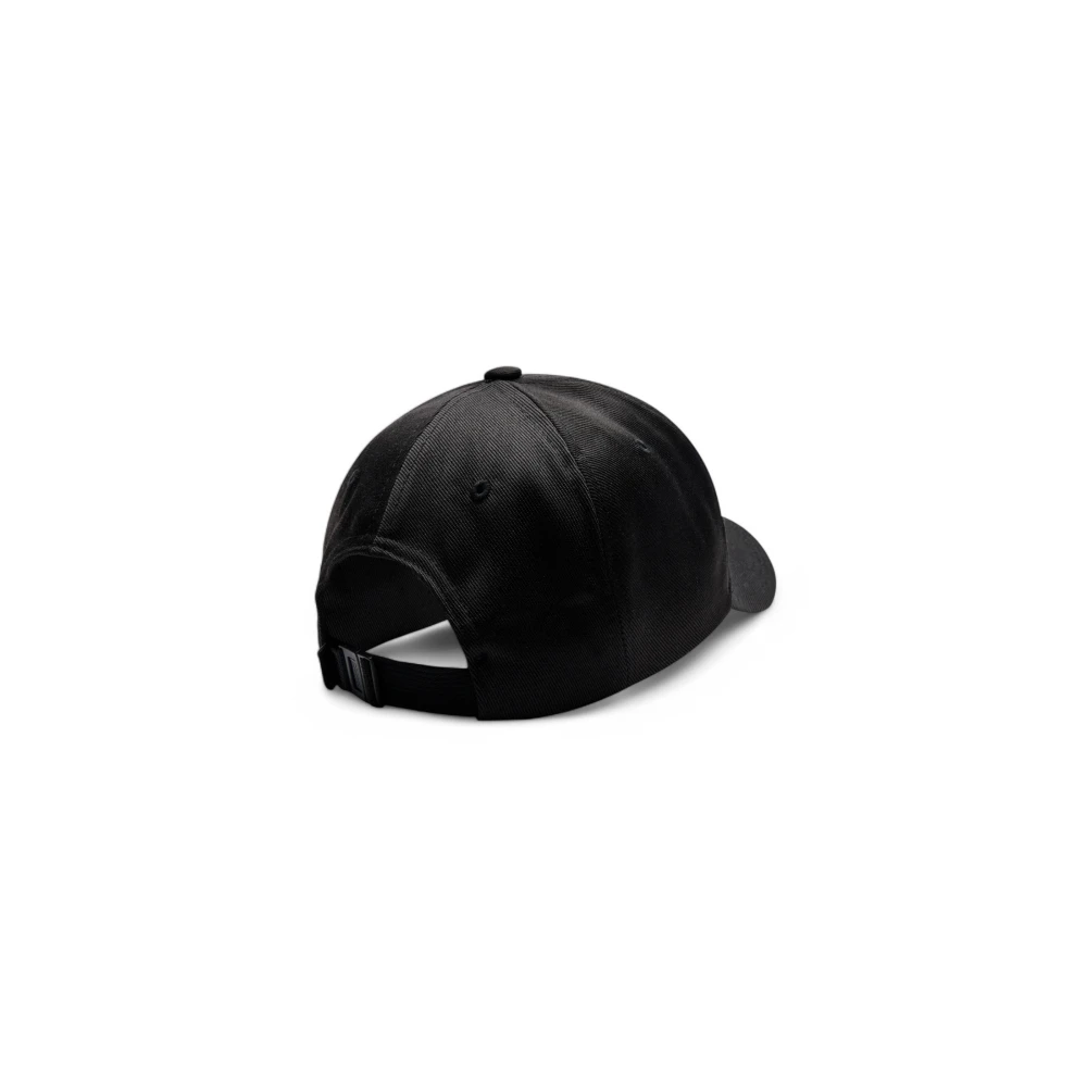 Calvin Klein Jeans Zwarte Polyesterjas met Gesp Sluiting Black Heren