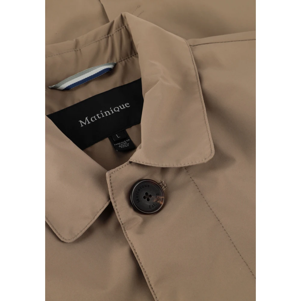 Matinique Khaki Herenjas voor Stijl en Comfort Beige Heren