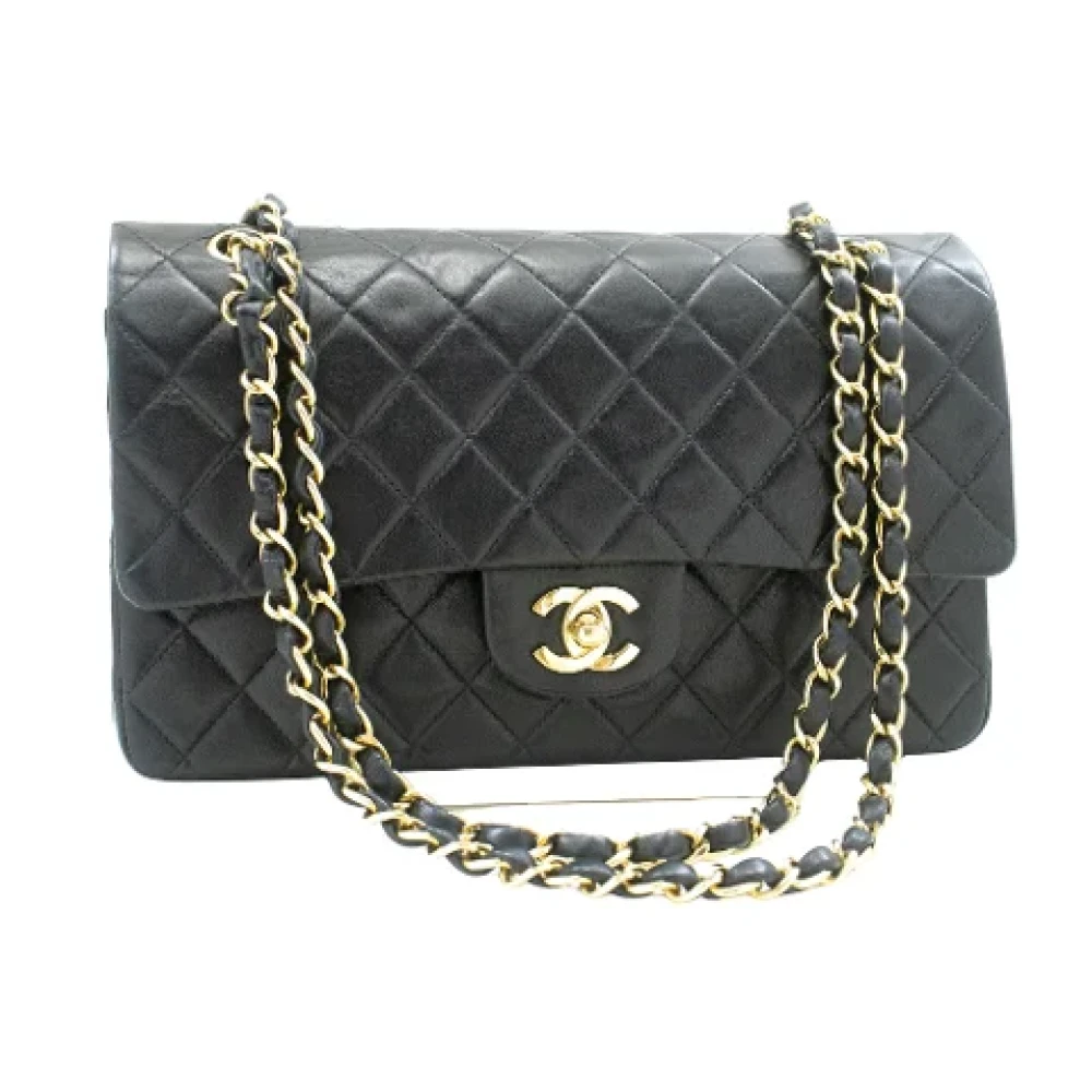 Chanel Vintage Pre-owned Leather chanel-bags Black Dames