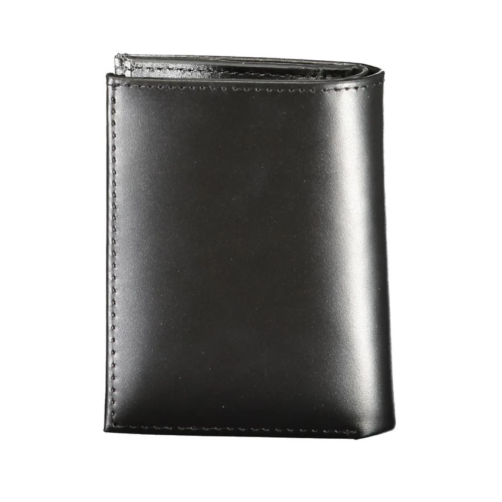 Calvin Klein Zwarte Leren Portemonnee met RFID-bescherming Black Heren