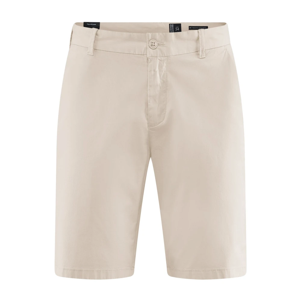 Bomboogie Herr Beige Shorts W30, Bomull, Chino Bermuda I Bomullspoplin