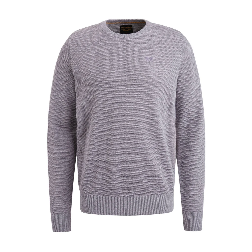 PME Legend Casual Cotton Modal Pullover Purple Heren