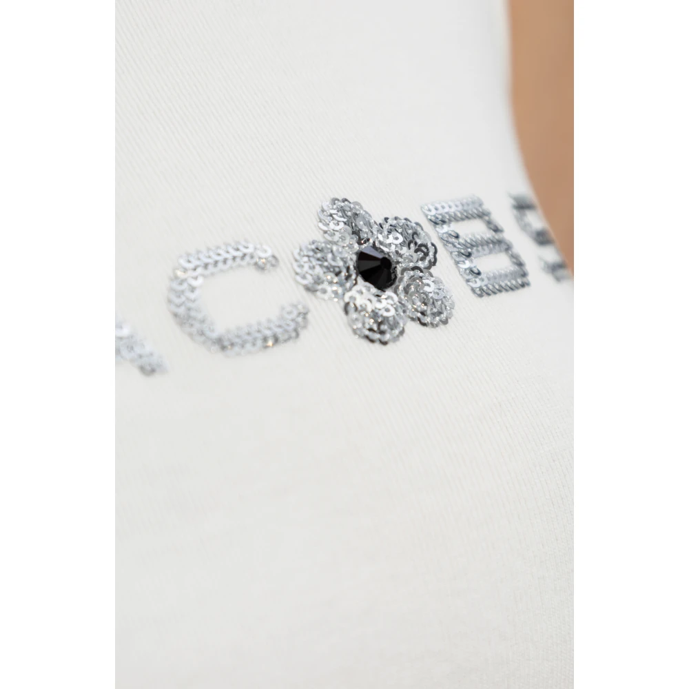 Marc Jacobs Logo top White Dames