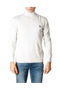pull-a-col-roule-classique-blanc-tricot