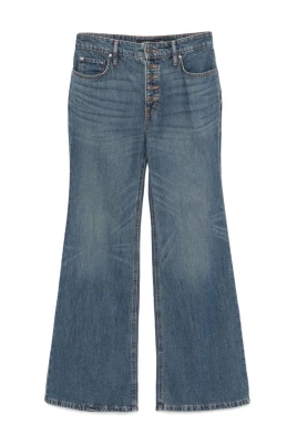 Retro Flare Full Length Flare Jeans