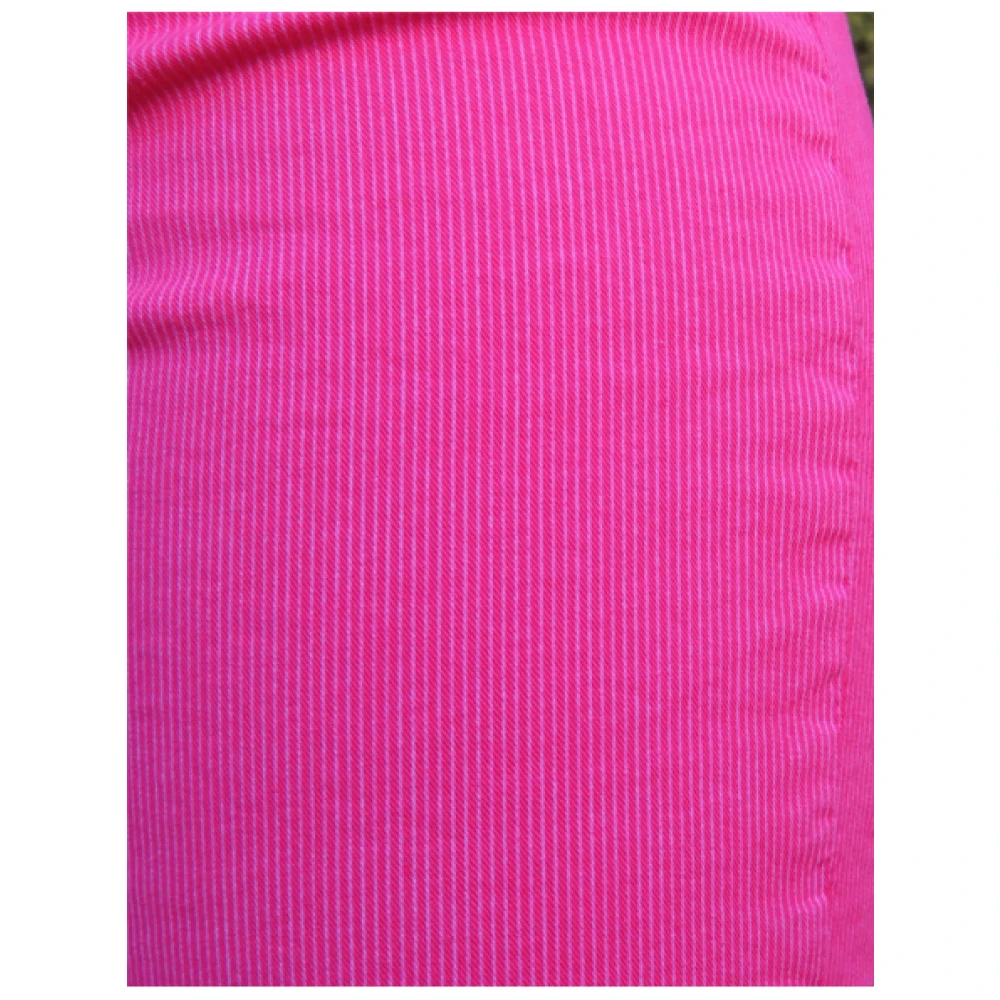 Islow Clara Gestreepte Broek Pink Dames