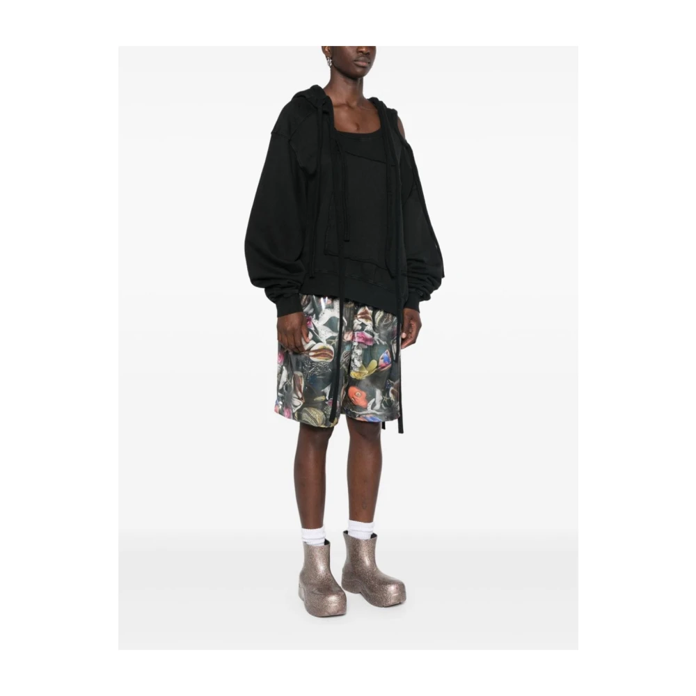 Ottolinger Zwarte Sweater met Deconstructed Design Black Dames