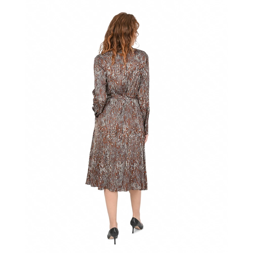 Hugo Boss Multicolor Jurk voor Dames Brown Dames