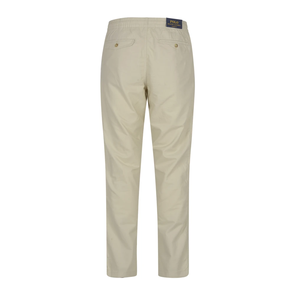 Polo Ralph Lauren Beige Broek met Platte Voorkant Beige Heren