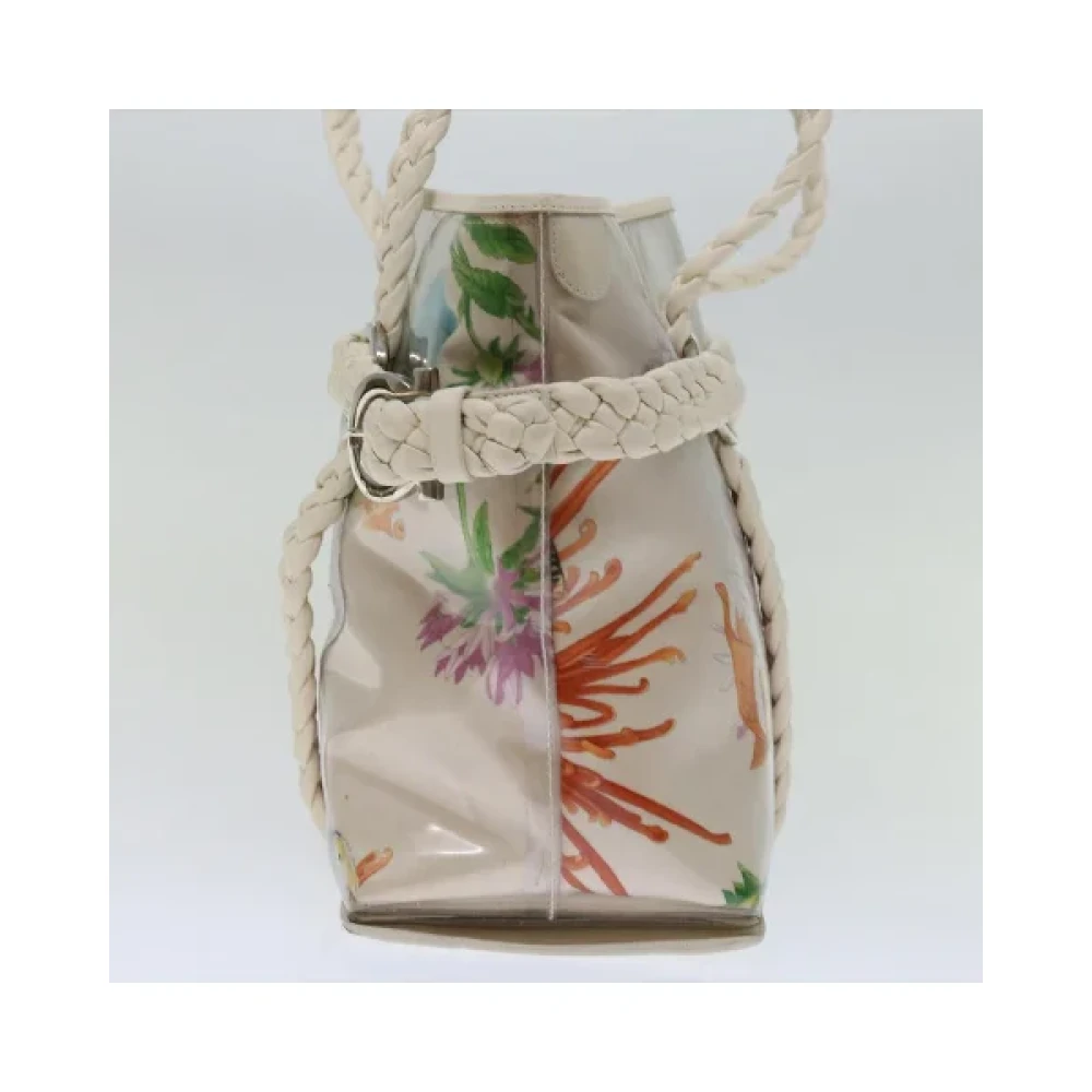 Salvatore Ferragamo Pre-owned Fabric shoulder-bags Beige Dames