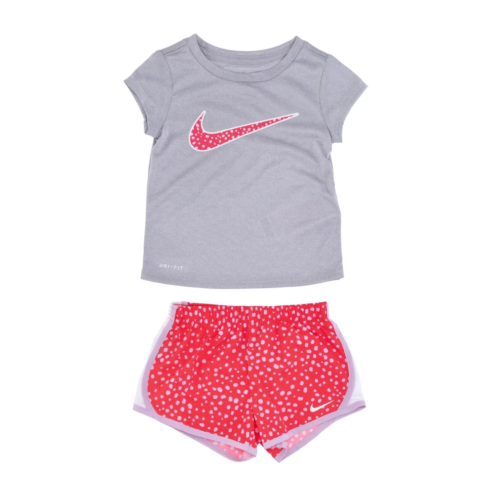 Nike Djurmönster Sportig T-shirt Shorts Set Multicolor, Flicka