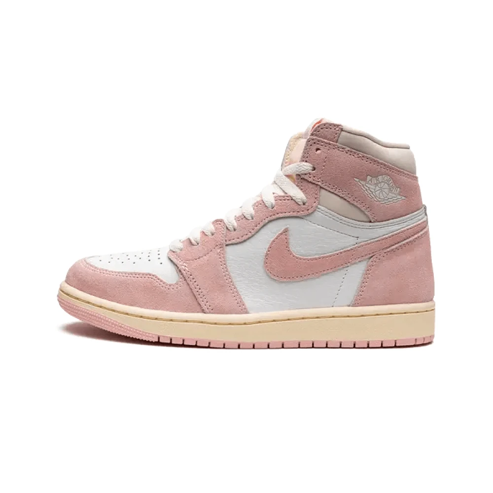 Jordan Trainers, Female, 9 Uk, Washed Retro High Og Trainers Pink