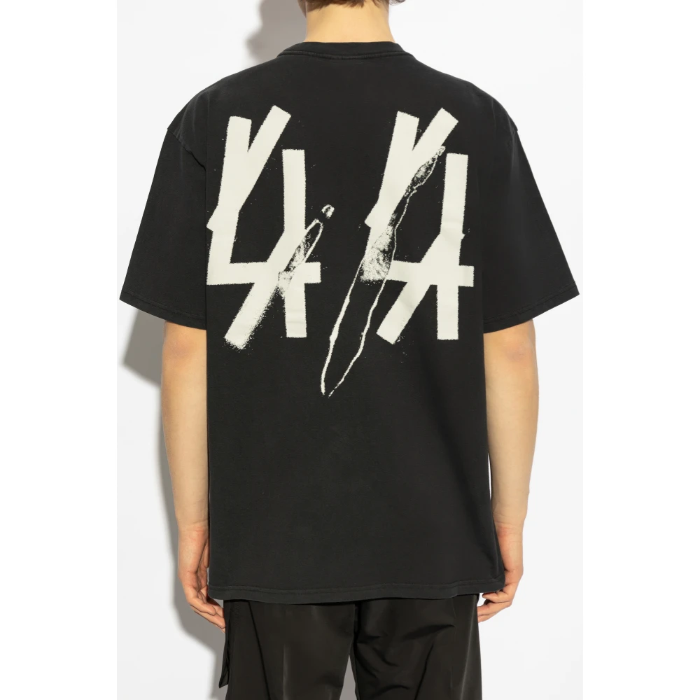 44 Label Group T-shirt met logo Black Heren