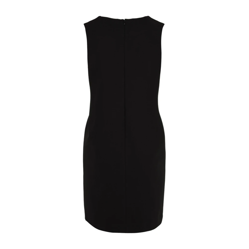 Douuod Woman Zwarte Giromanica Jurk Black Dames