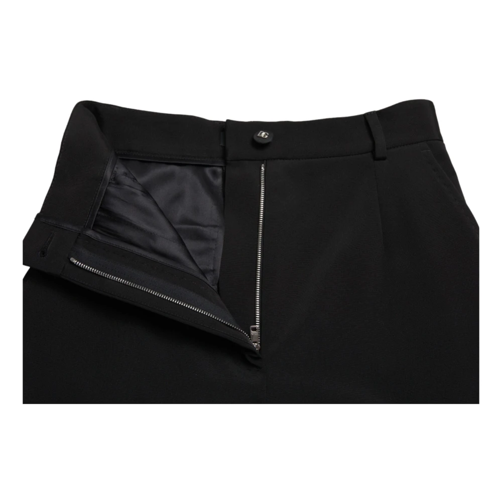 Dolce & Gabbana High Waist Skinny Broek Black Dames