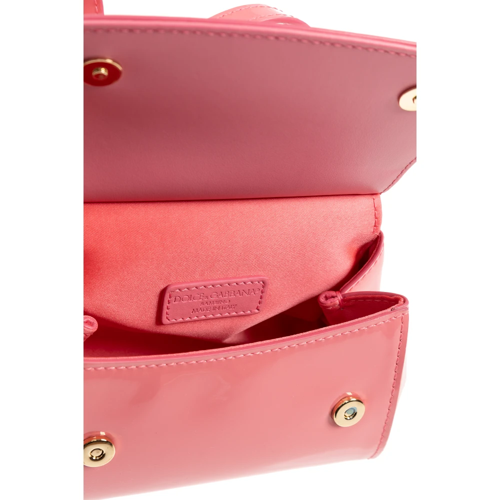 Dolce & Gabbana Sicily Mini schoudertas Pink Dames